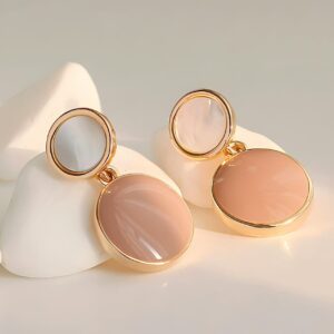 Elegant Gold Drop Earrings For Women, Minimalist Design, Fashion Jewellery