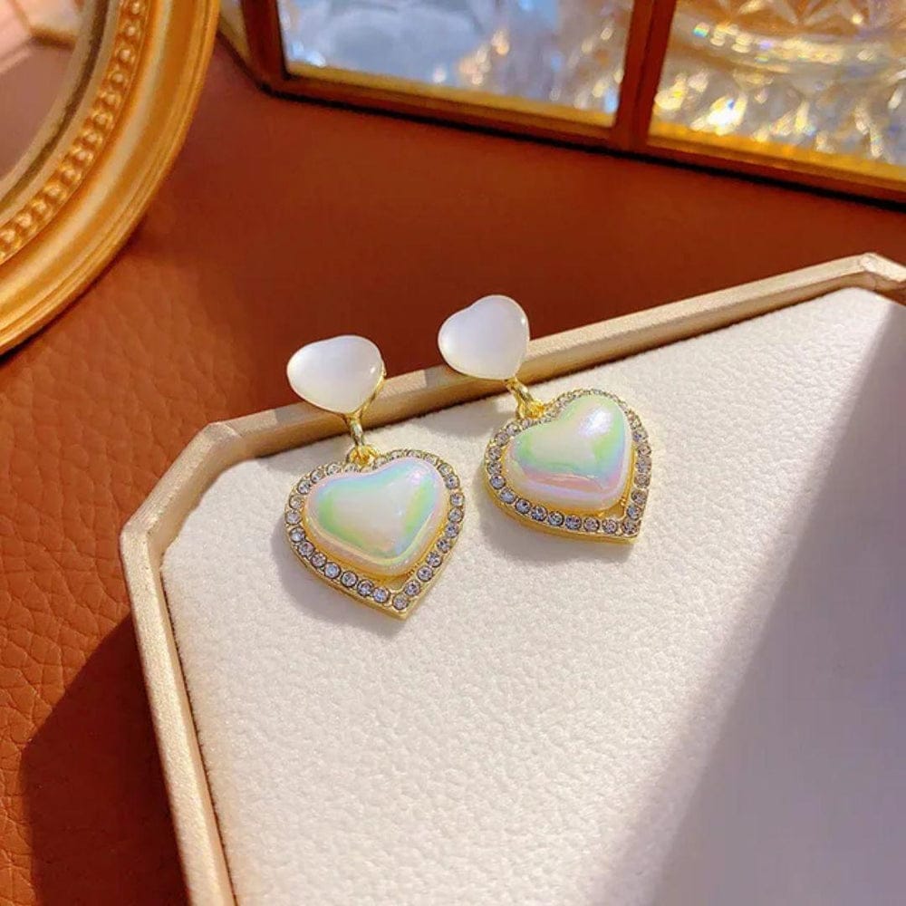 Love's Embrace Earrings, Gold-Tone with Crystal Accents, Fashion Jewellery - Image 4