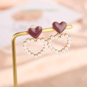 Vine Heart Earrings, Lightweight, Elegant and Classy
