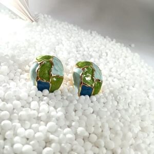 Turtle Earrings with premium Gold Plating, Luxurious Accessory